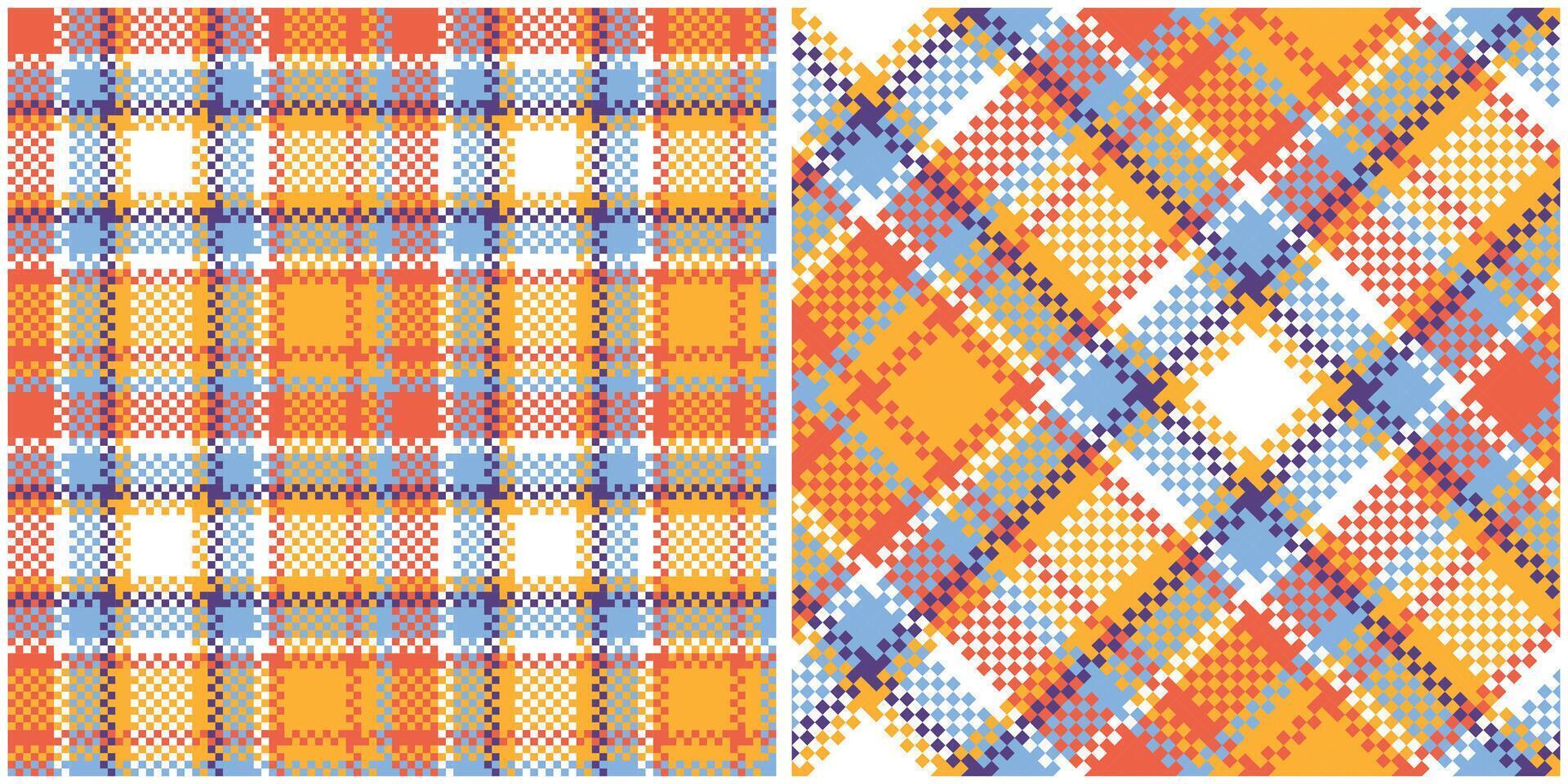 Scottish Tartan Plaid Seamless Pattern, Classic Scottish Tartan Design. for Scarf, Dress, Skirt, Other Modern Spring Autumn Winter Fashion Textile Design. vector