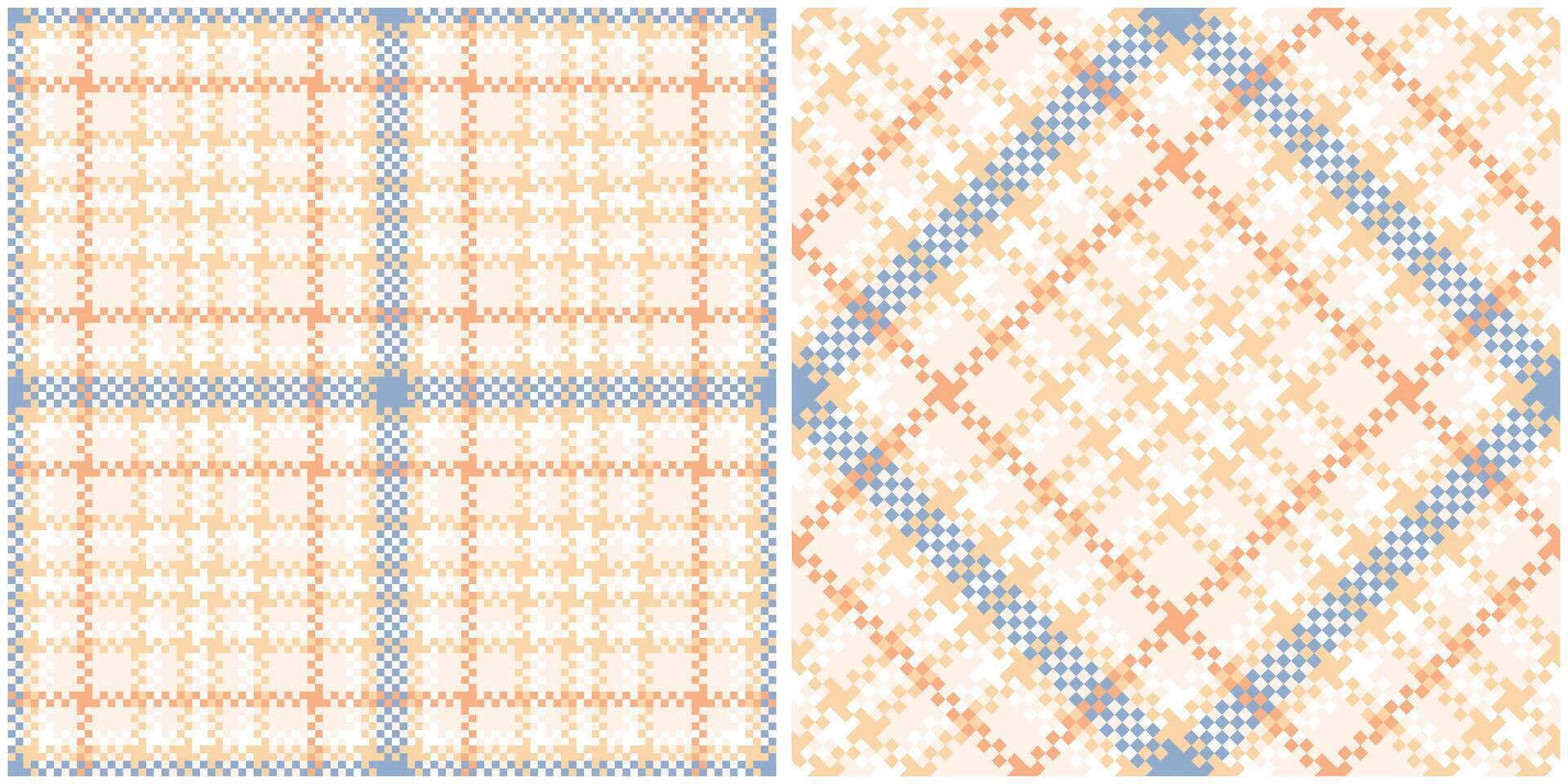 Tartan Pattern Seamless. Sweet Plaid Patterns Template for Design Ornament. Seamless Fabric Texture. vector
