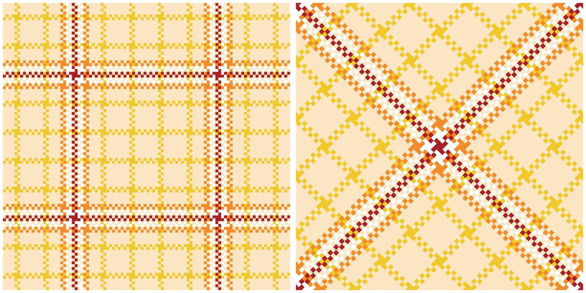 Tartan Pattern Seamless. Pastel Scottish Plaid, Traditional Pastel Scottish Woven Fabric. Lumberjack Shirt Flannel Textile. Pattern Tile Swatch Included. vector