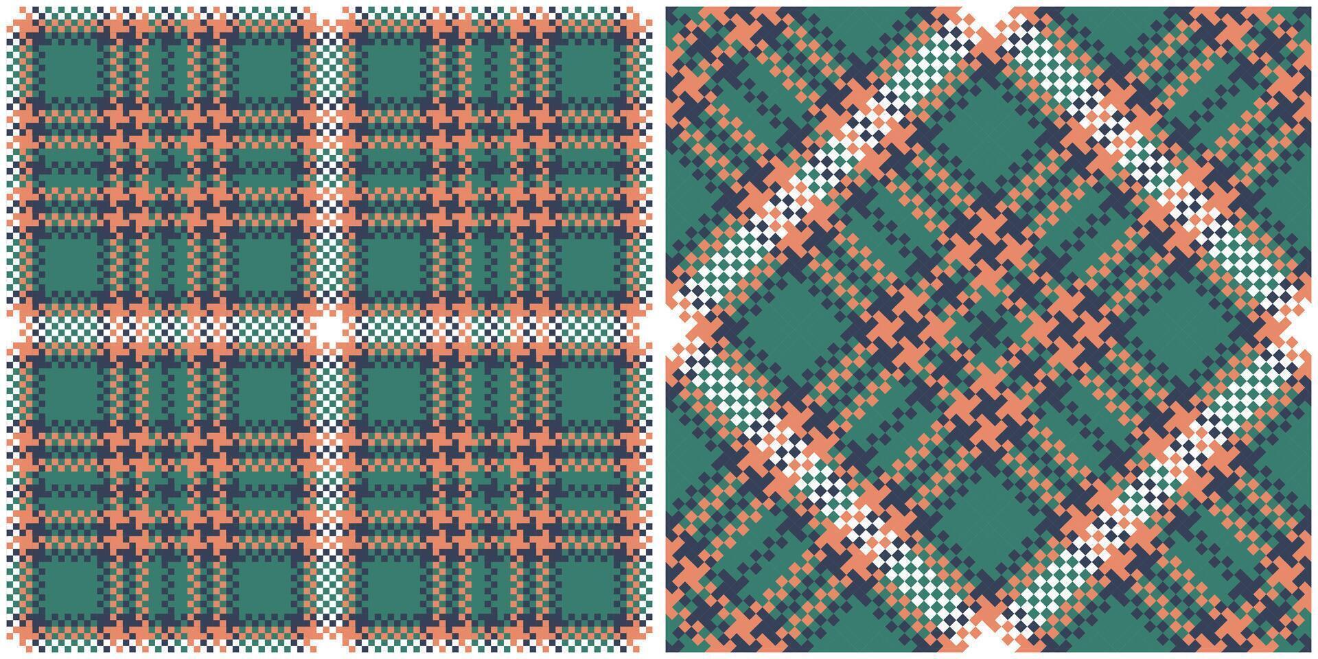 Tartan Seamless Pattern. Sweet Checkerboard Pattern Template for Design Ornament. Seamless Fabric Texture. vector
