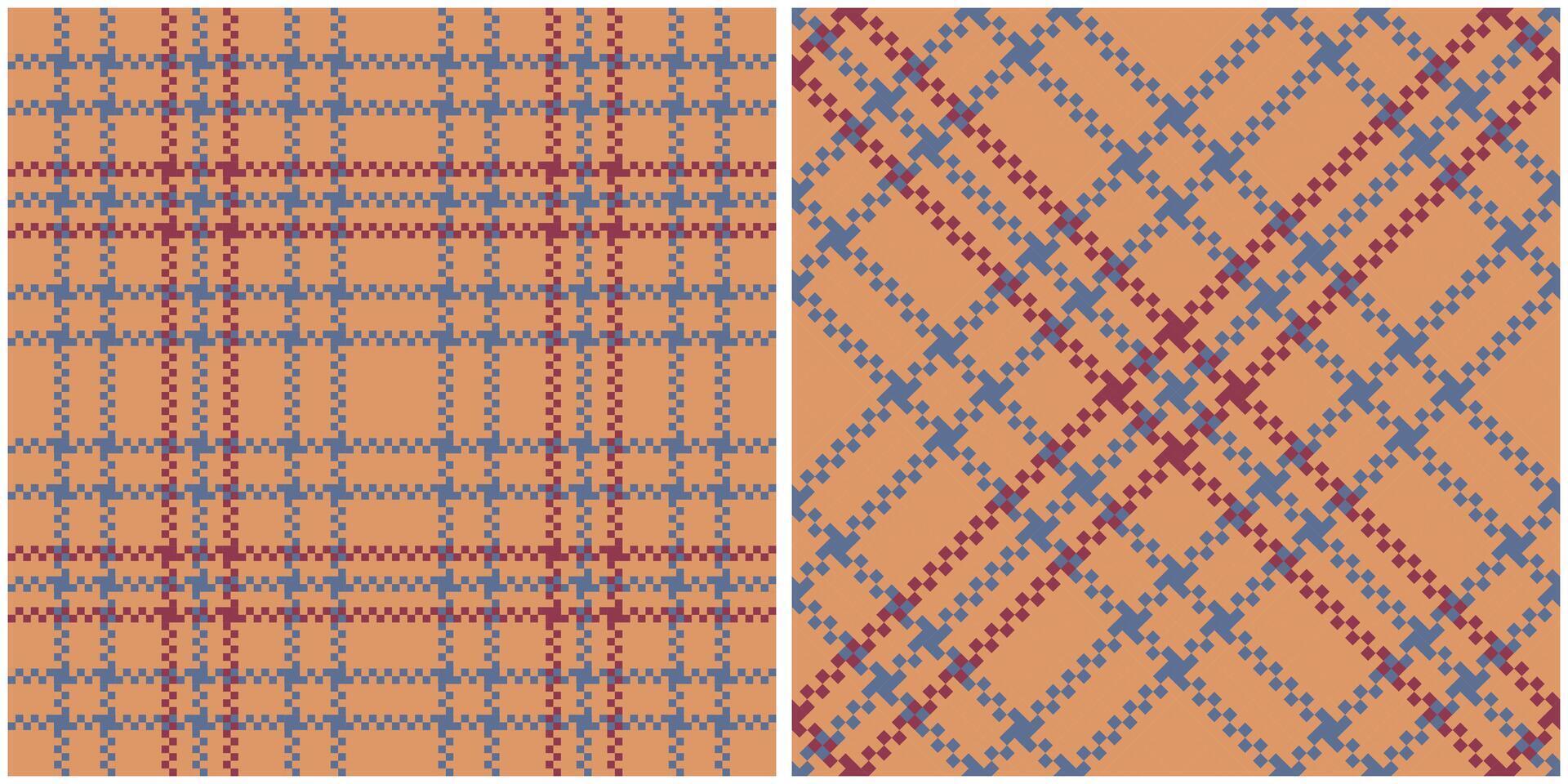 Tartan Seamless Pattern. Classic Scottish Tartan Design. Traditional Scottish Woven Fabric. Lumberjack Shirt Flannel Textile. Pattern Tile Swatch Included. vector