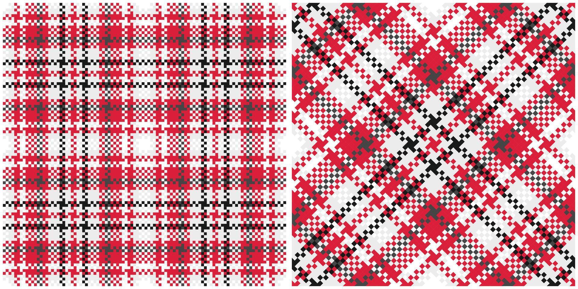 Plaids Pattern Seamless. Scottish Plaid, Seamless Tartan Illustration Set for Scarf, Blanket, Other Modern Spring Summer Autumn Winter Holiday Fabric Print. vector