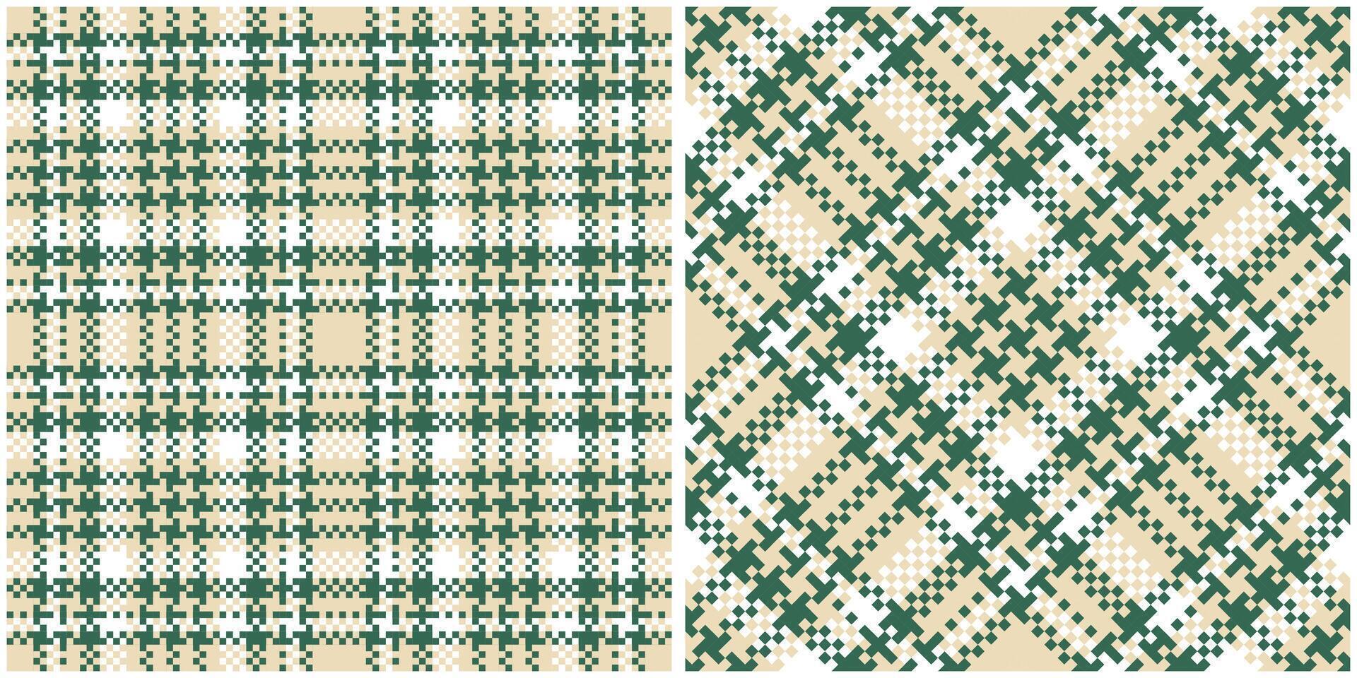 Plaids Pattern Seamless. Classic Scottish Tartan Design. Traditional Scottish Woven Fabric. Lumberjack Shirt Flannel Textile. Pattern Tile Swatch Included. vector
