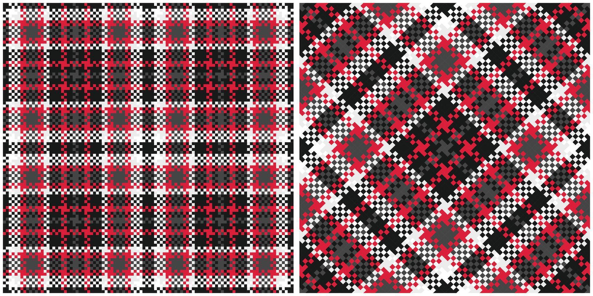 Plaids Pattern Seamless. Tartan Plaid Seamless Pattern. Traditional Scottish Woven Fabric. Lumberjack Shirt Flannel Textile. Pattern Tile Swatch Included. vector