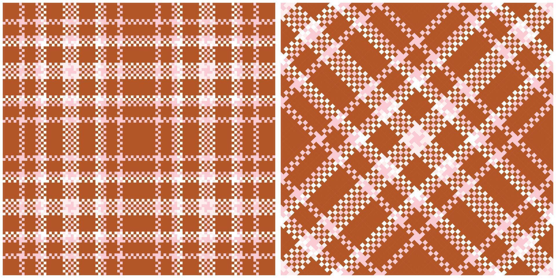 Plaid Pattern Seamless. Checker Pattern Template for Design Ornament. Seamless Fabric Texture. vector