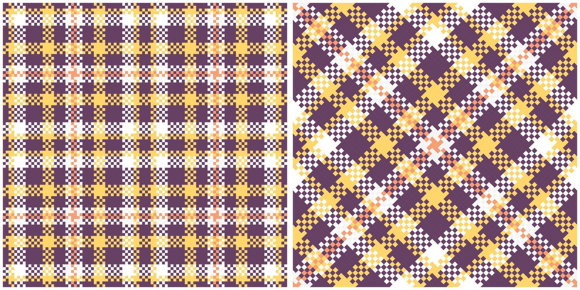Plaids Pattern Seamless. Abstract Check Plaid Pattern Template for Design Ornament. Seamless Fabric Texture. vector