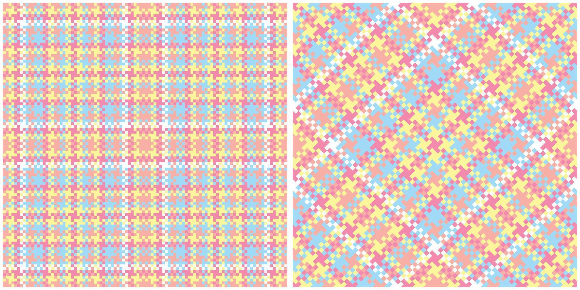 Plaid Pattern Seamless. Scottish Plaid, Template for Design Ornament. Seamless Fabric Texture. vector