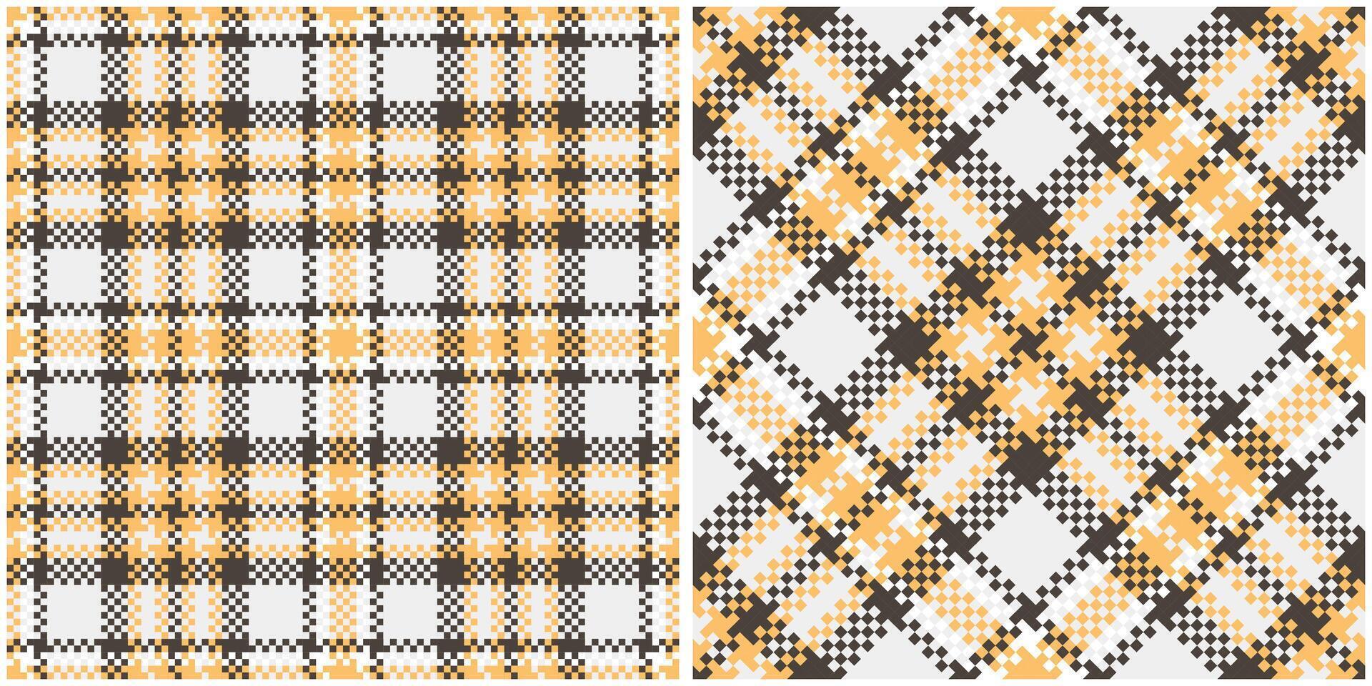 Plaid Pattern Seamless. Traditional Scottish Checkered Background. Seamless Tartan Illustration Set for Scarf, Blanket, Other Modern Spring Summer Autumn Winter Holiday Fabric Print. vector