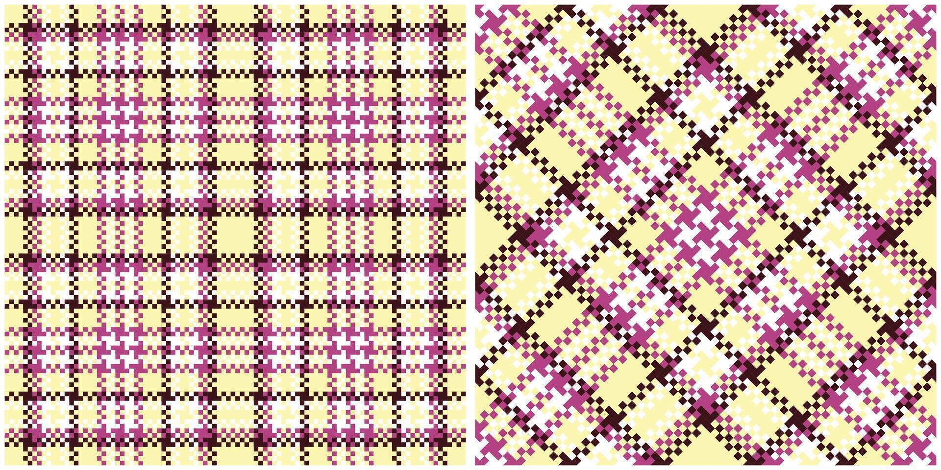 Plaid Pattern Seamless. Abstract Check Plaid Pattern Traditional Scottish Woven Fabric. Lumberjack Shirt Flannel Textile. Pattern Tile Swatch Included. vector