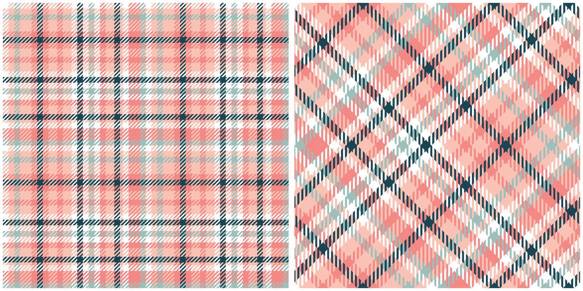 Plaid Pattern Seamless. Checkerboard Pattern Seamless Tartan Illustration Set for Scarf, Blanket, Other Modern Spring Summer Autumn Winter Holiday Fabric Print. vector