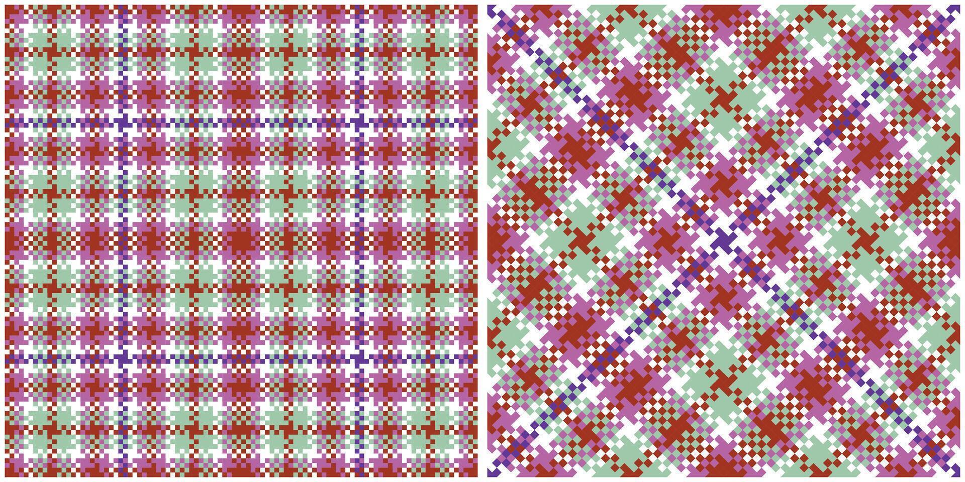 Plaid Patterns Seamless. Abstract Check Plaid Pattern Flannel Shirt Tartan Patterns. Trendy Tiles for Wallpapers. vector