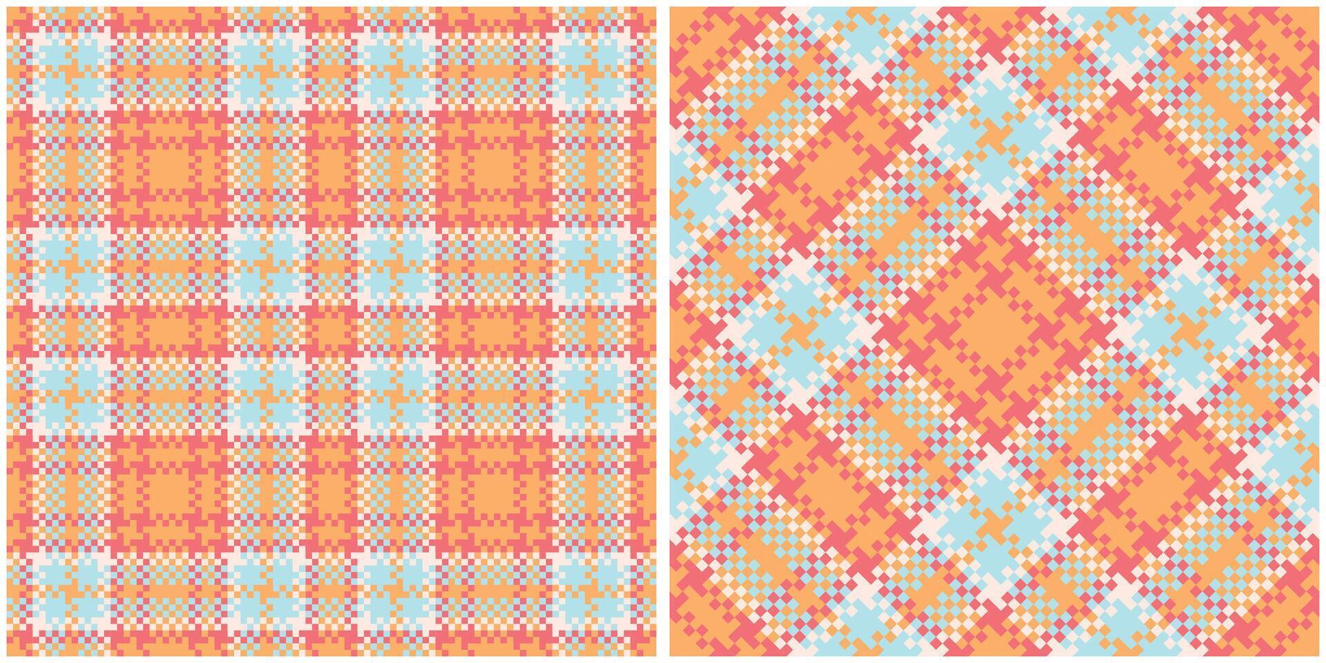 Scottish Tartan Pattern. Checkerboard Pattern Template for Design Ornament. Seamless Fabric Texture. vector