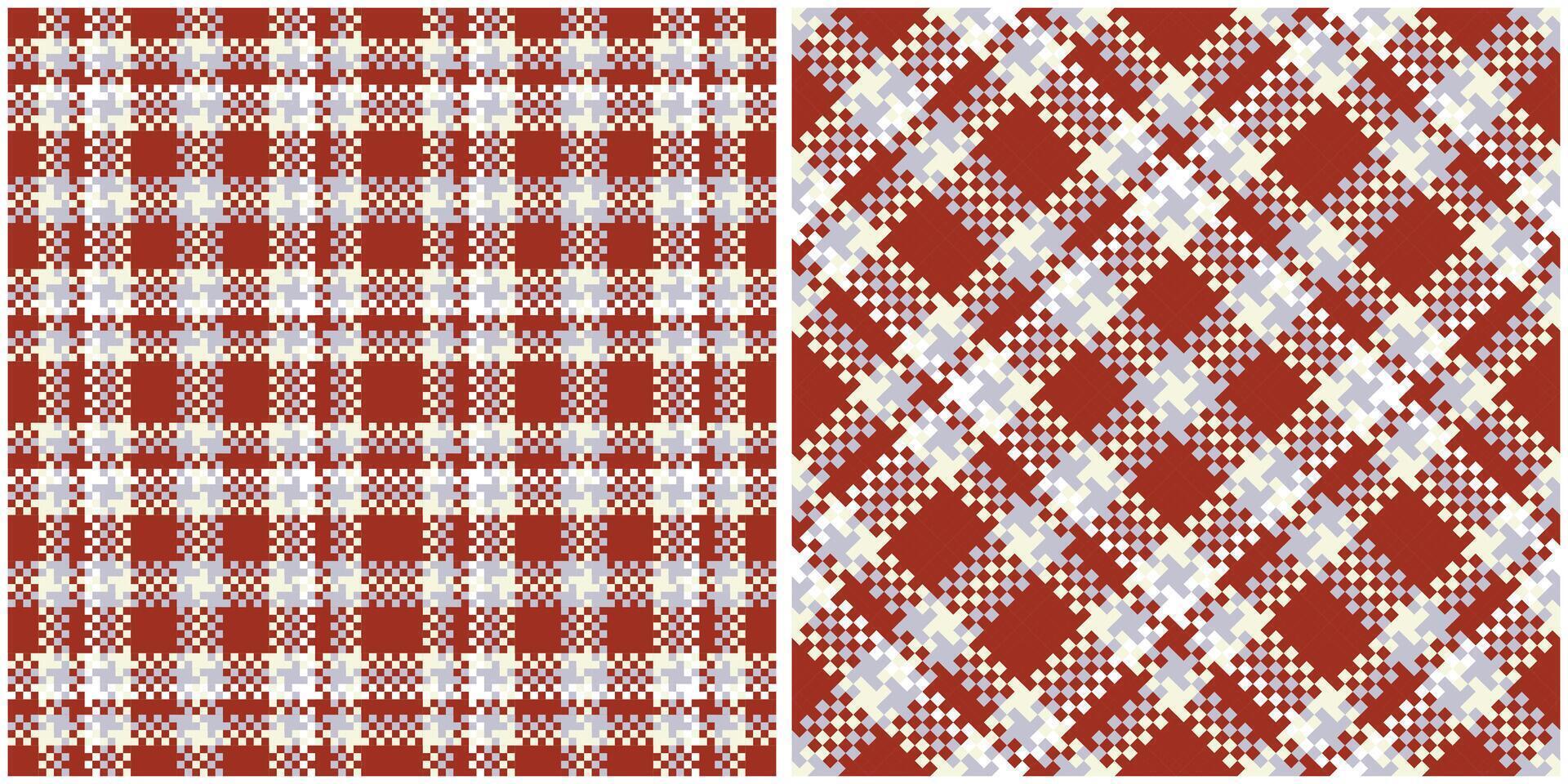 Scottish Tartan Pattern. Scottish Plaid, Seamless Tartan Illustration Set for Scarf, Blanket, Other Modern Spring Summer Autumn Winter Holiday Fabric Print. vector