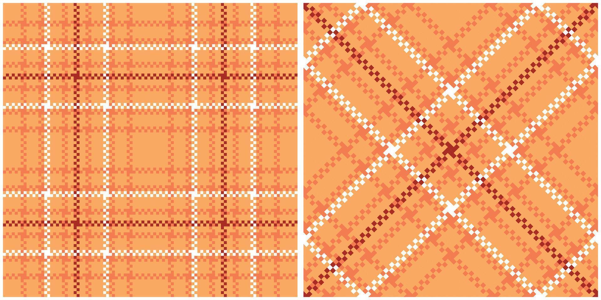 Scottish Tartan Seamless Pattern. Plaids Pattern Seamless Template for Design Ornament. Seamless Fabric Texture. vector