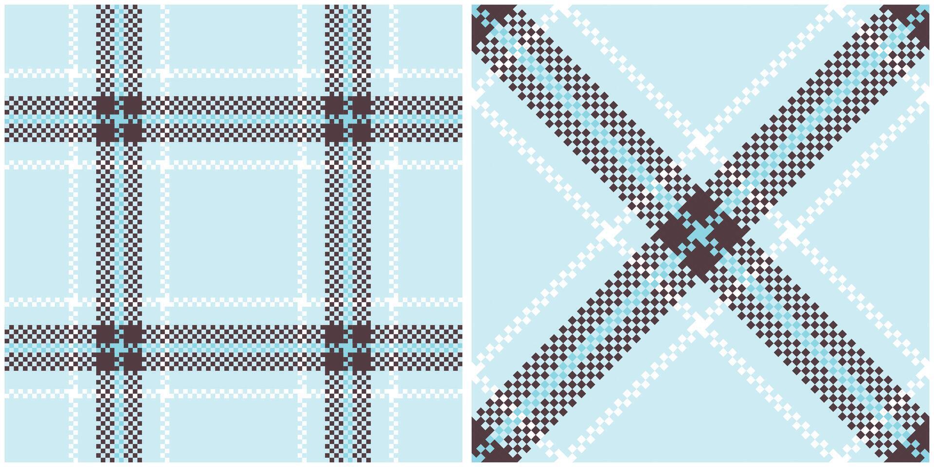 Scottish Tartan Seamless Pattern. Checkerboard Pattern Traditional Scottish Woven Fabric. Lumberjack Shirt Flannel Textile. Pattern Tile Swatch Included. vector