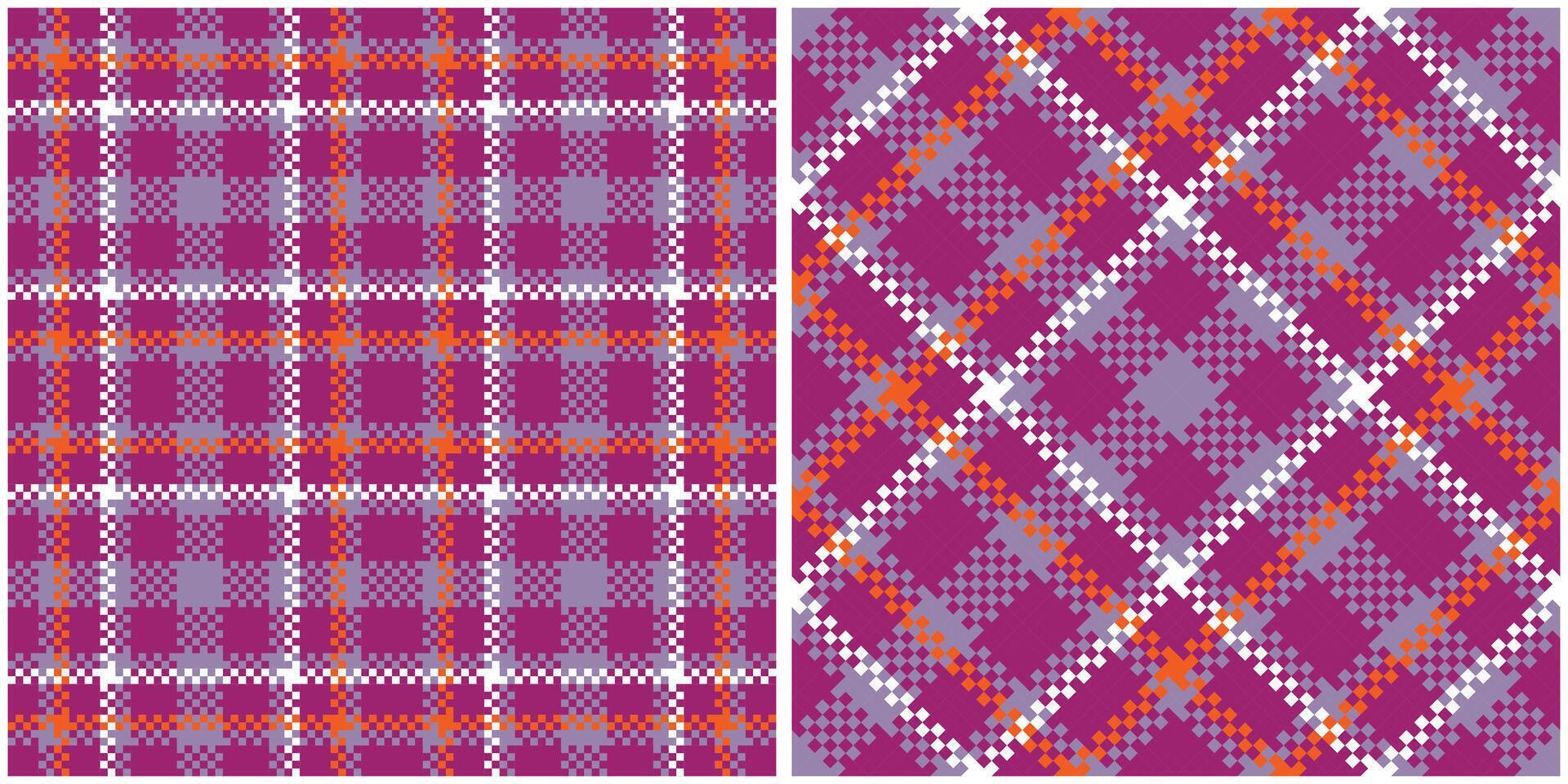 Scottish Tartan Seamless Pattern. Tartan Seamless Pattern Template for Design Ornament. Seamless Fabric Texture. vector