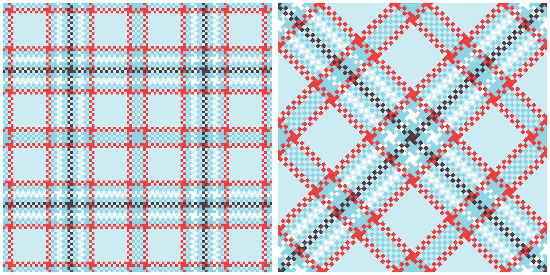 Scottish Tartan Seamless Pattern. Checkerboard Pattern Template for Design Ornament. Seamless Fabric Texture. vector