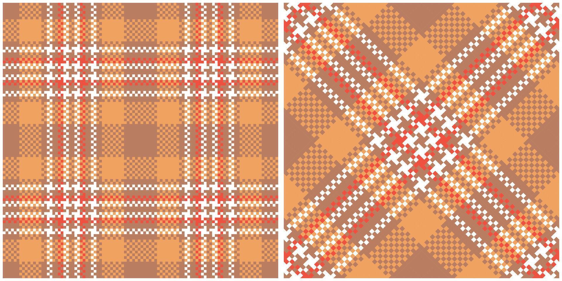 Scottish Tartan Seamless Pattern. Scottish Plaid, Template for Design Ornament. Seamless Fabric Texture. vector