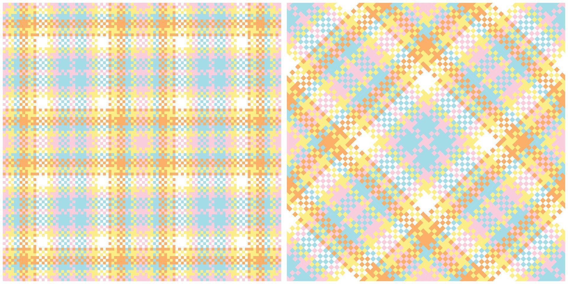 Scottish Tartan Seamless Pattern. Abstract Check Plaid Pattern Traditional Scottish Woven Fabric. Lumberjack Shirt Flannel Textile. Pattern Tile Swatch Included. vector