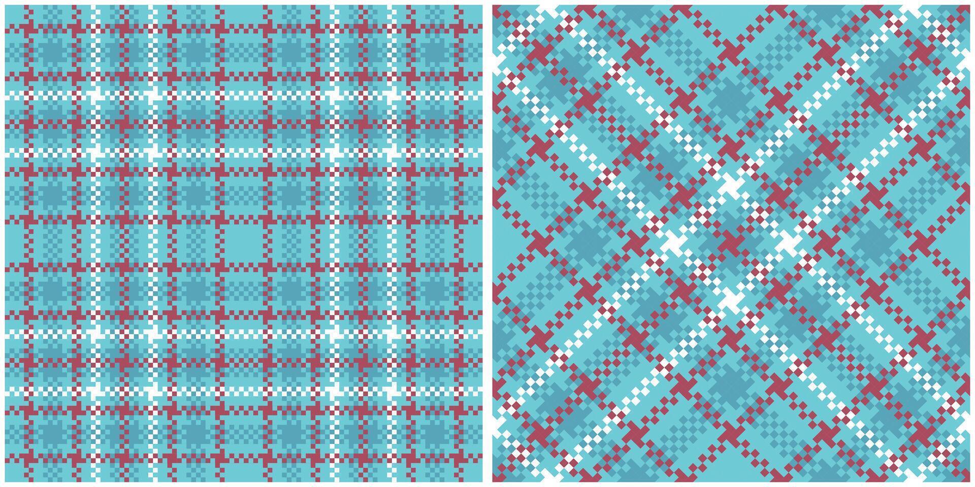 Tartan Plaid Seamless Pattern. Plaid Pattern Seamless. Seamless Tartan Illustration Set for Scarf, Blanket, Other Modern Spring Summer Autumn Winter Holiday Fabric Print. vector