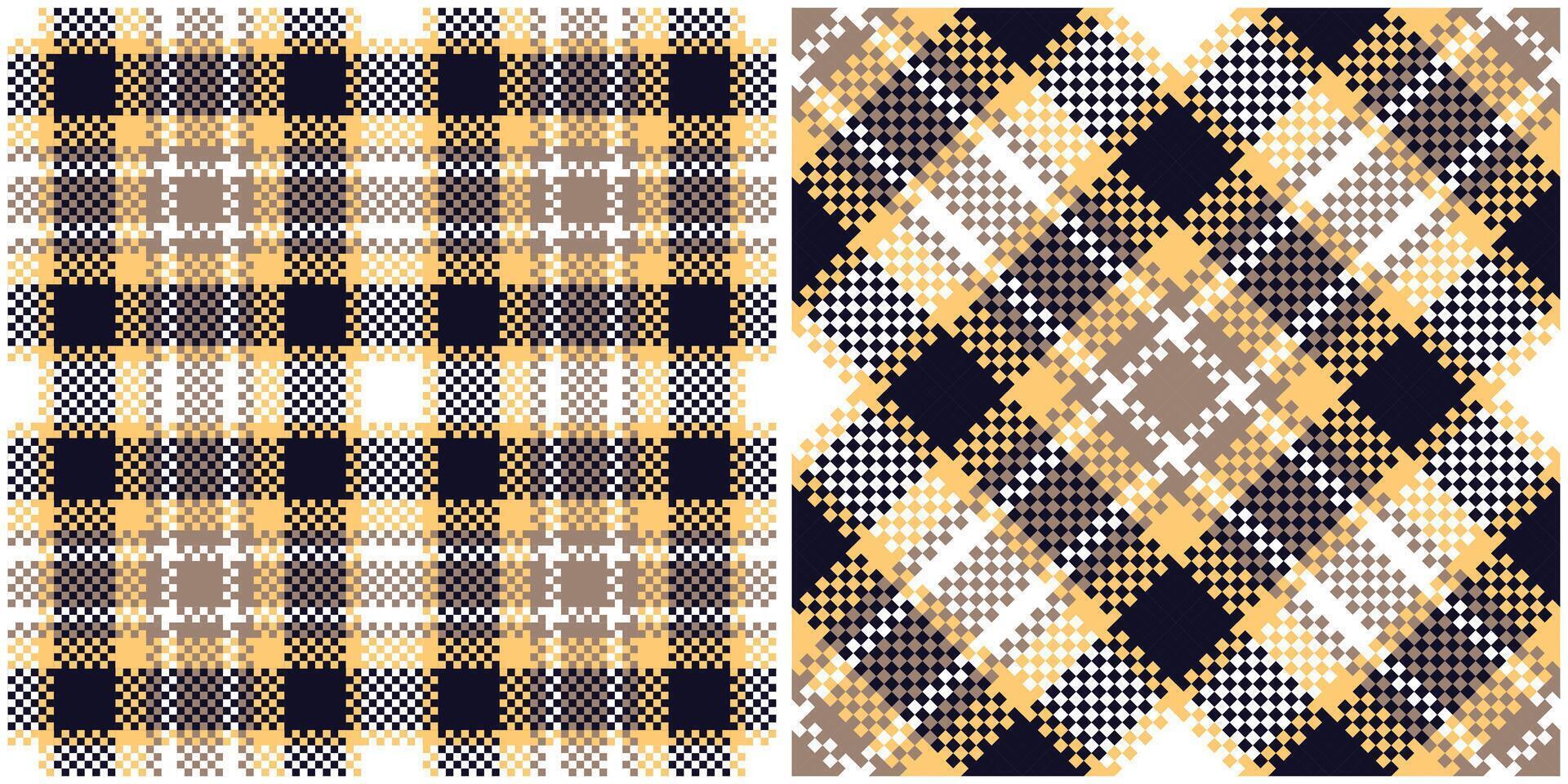 Classic Scottish Tartan Design. Tartan Seamless Pattern. Template for Design Ornament. Seamless Fabric Texture. vector