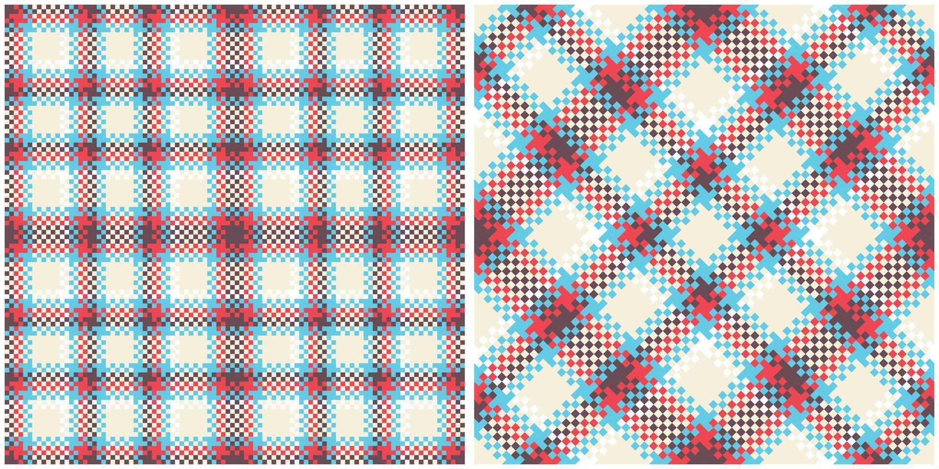 Classic Scottish Tartan Design. Gingham Patterns. Template for Design Ornament. Seamless Fabric Texture. vector