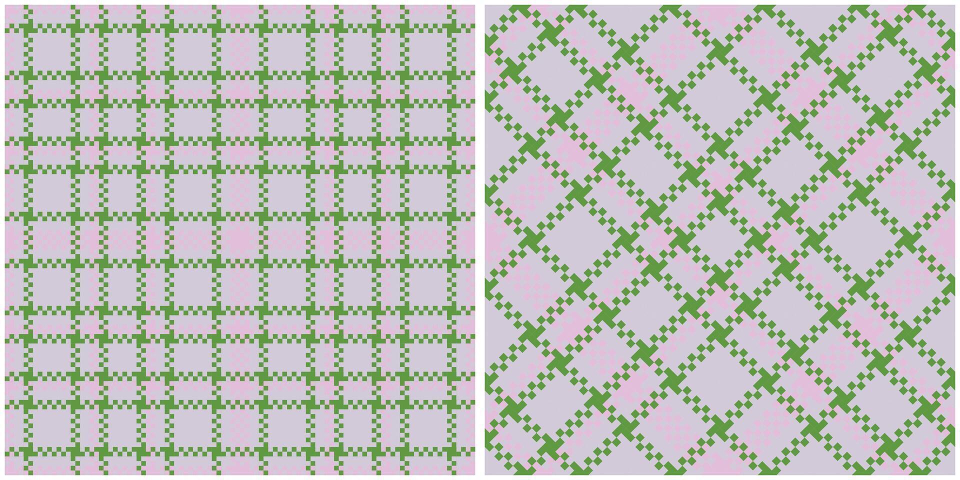 Classic Scottish Tartan Design. Tartan Plaid Seamless Pattern. Seamless Tartan Illustration Set for Scarf, Blanket, Other Modern Spring Summer Autumn Winter Holiday Fabric Print. vector