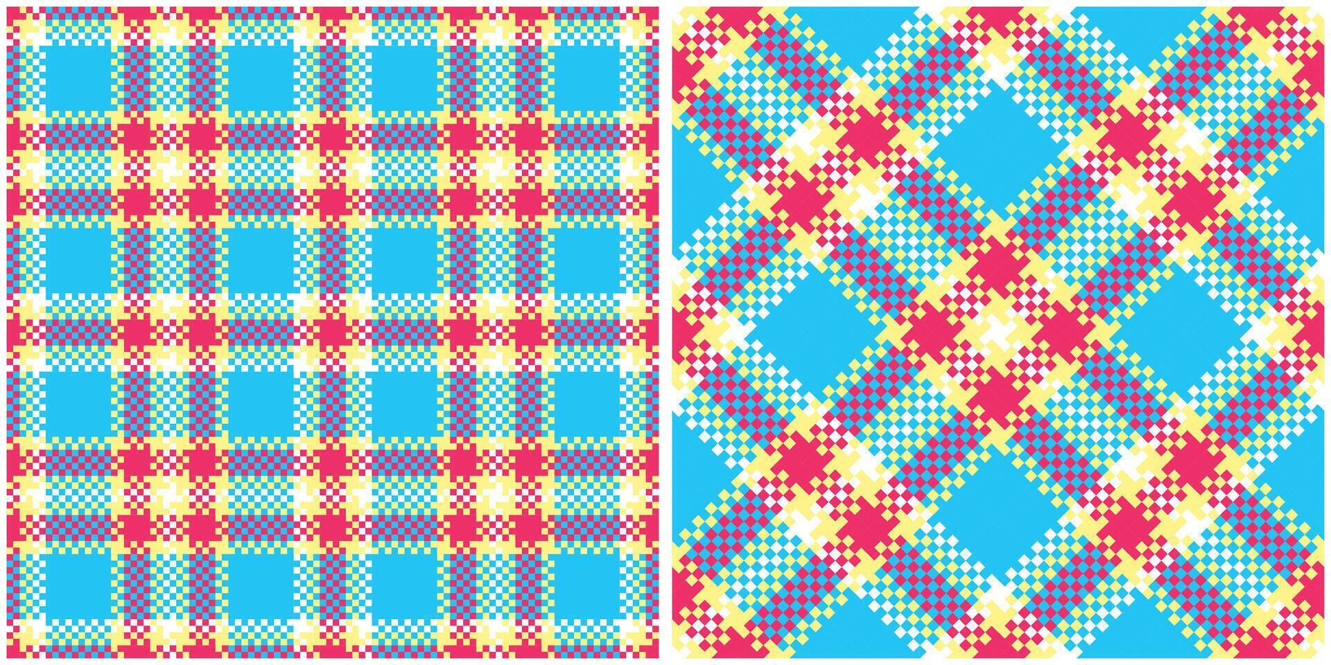 Tartan Plaid Seamless Pattern. Scottish Plaid, Template for Design Ornament. Seamless Fabric Texture. Illustration vector