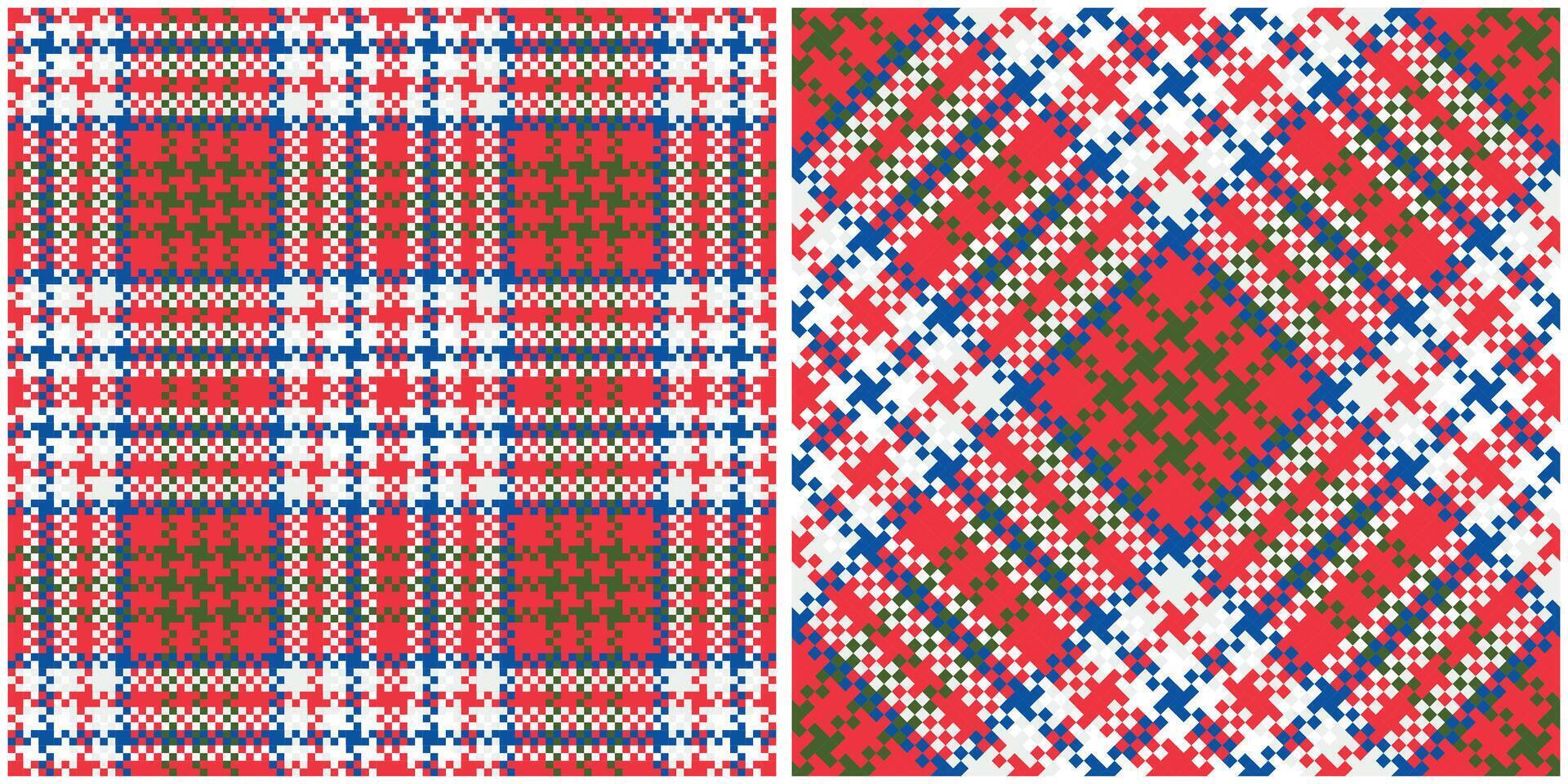 Scottish Tartan Plaid Seamless Pattern, Gingham Patterns. Template for Design Ornament. Seamless Fabric Texture. Illustration vector