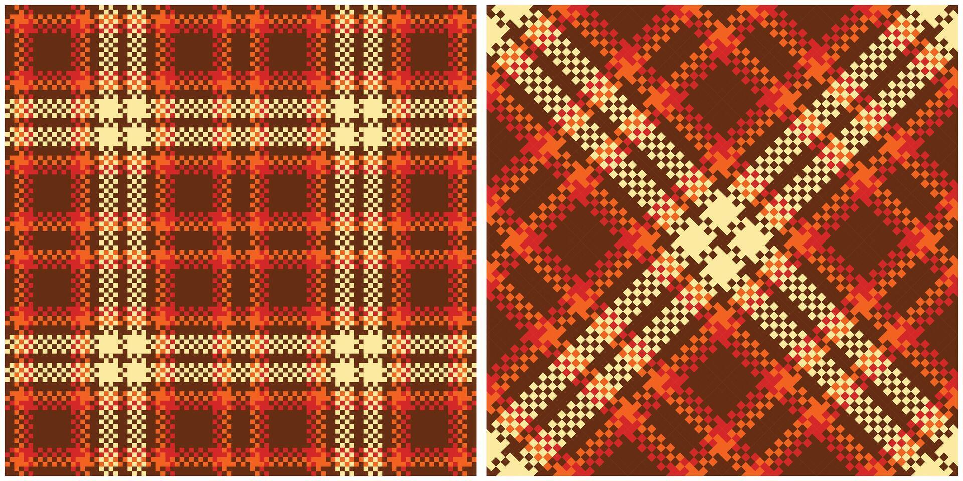 Tartan Plaid Pattern Seamless. Scottish Plaid, Template for Design Ornament. Seamless Fabric Texture. Illustration vector