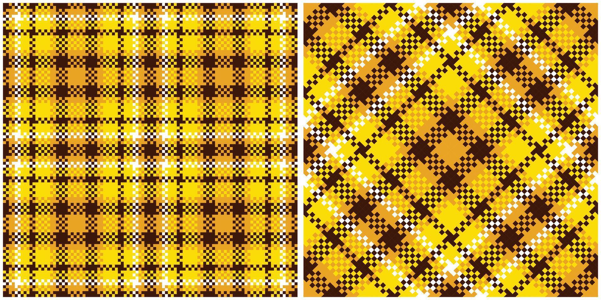 Scottish Tartan Plaid Seamless Pattern, Scottish Tartan Seamless Pattern. Seamless Tartan Illustration Set for Scarf, Blanket, Other Modern Spring Summer Autumn Winter Holiday Fabric Print. vector