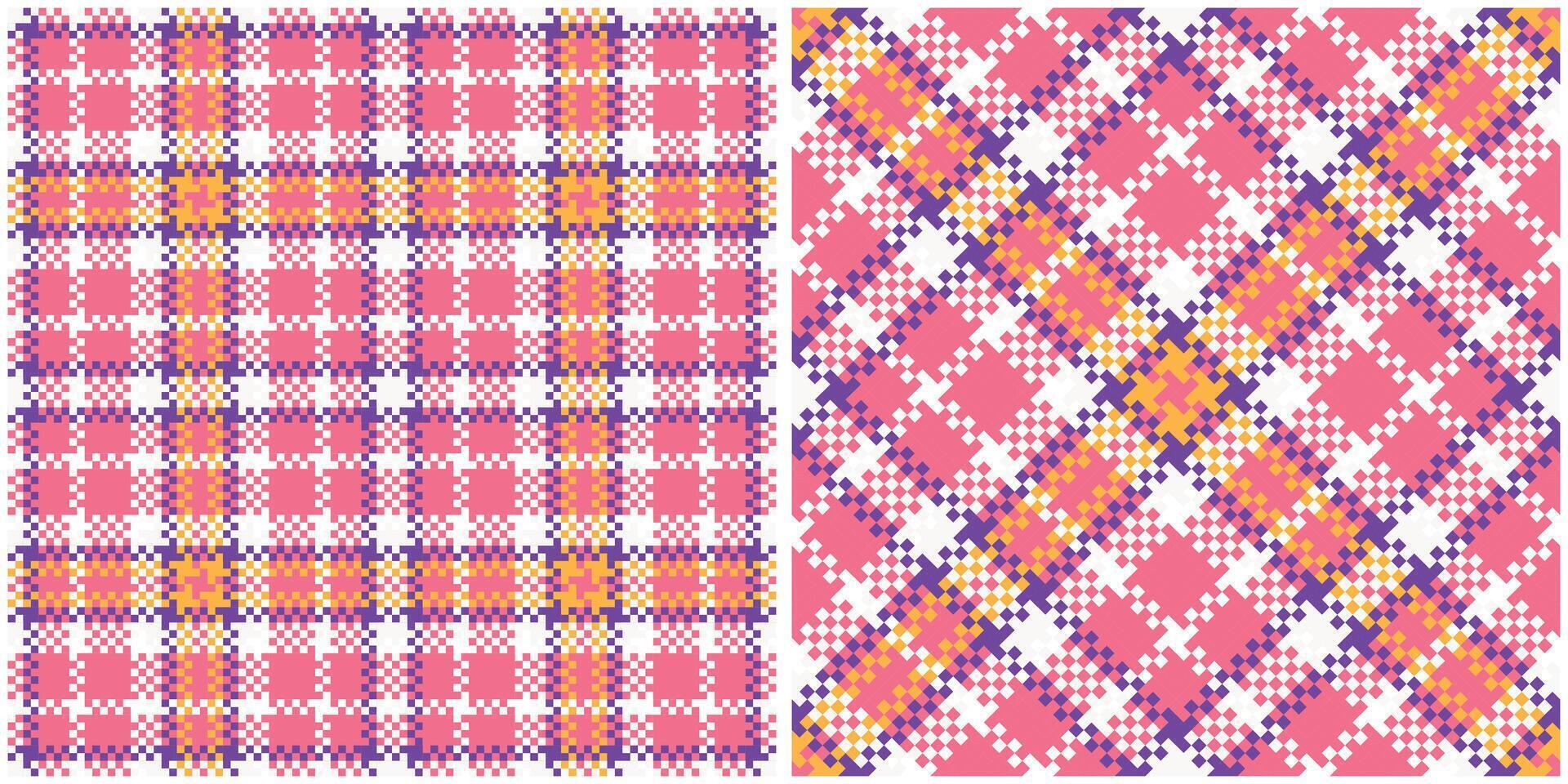 Scottish Tartan Plaid Seamless Pattern, Sweet Plaid Pattern Seamless. for Scarf, Dress, Skirt, Other Modern Spring Autumn Winter Fashion Textile Design. vector