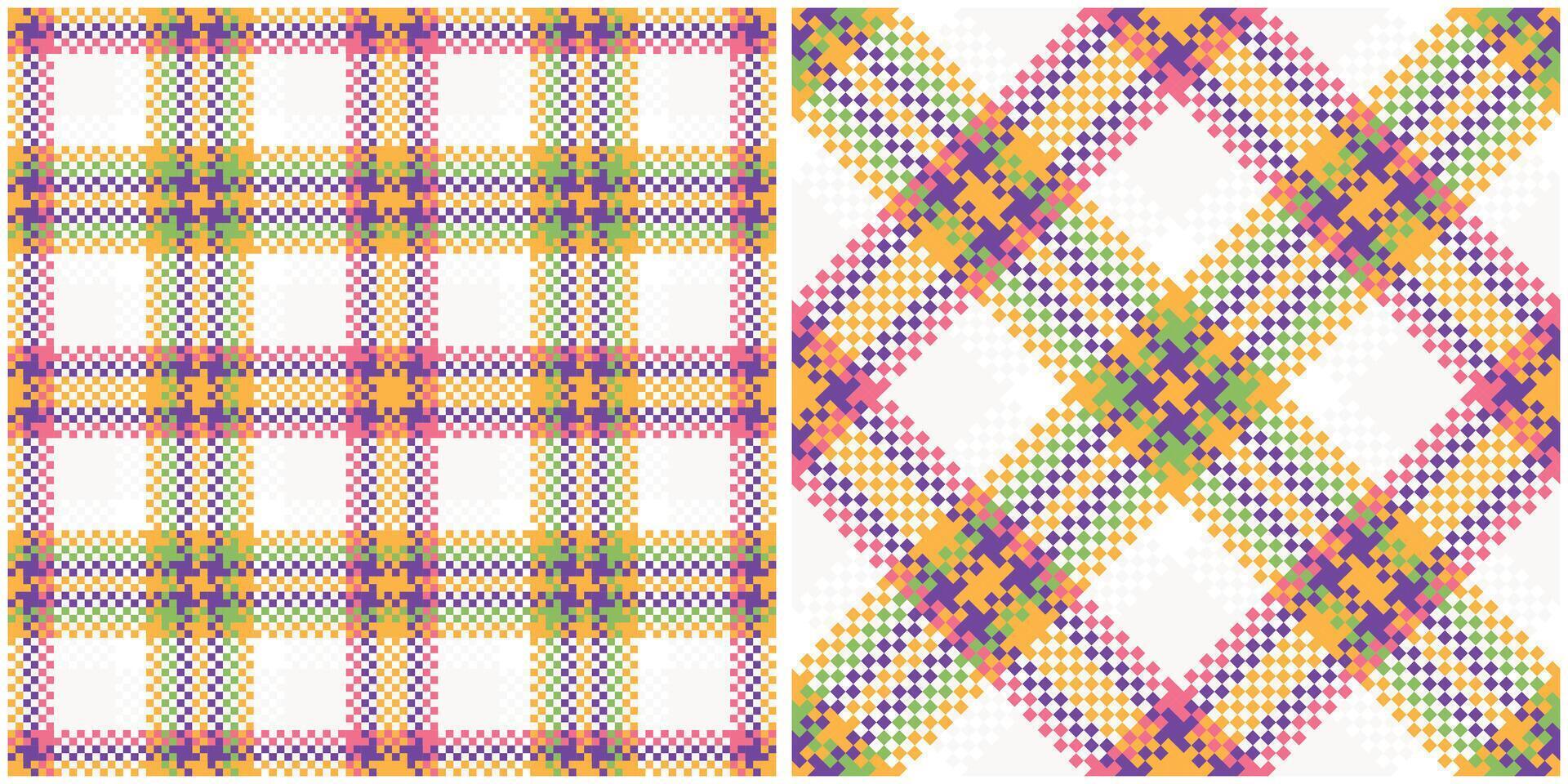 Scottish Tartan Plaid Seamless Pattern, Sweet Plaid Pattern Seamless. Template for Design Ornament. Seamless Fabric Texture. Illustration vector