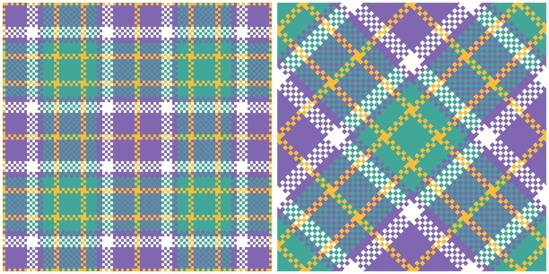 Tartan Pattern Seamless. Sweet Checker Pattern Traditional Scottish Woven Fabric. Lumberjack Shirt Flannel Textile. Pattern Tile Swatch Included. vector