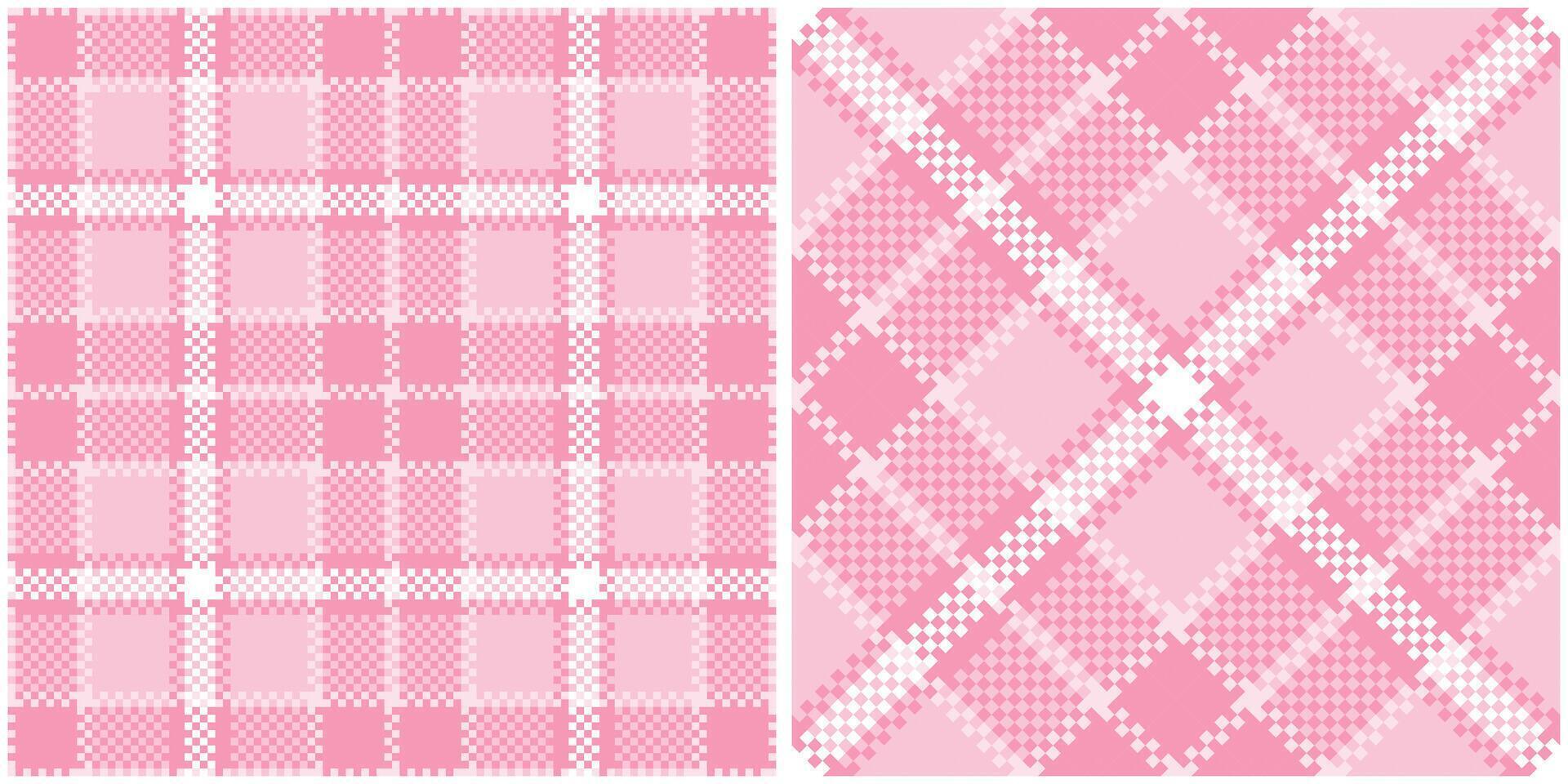 Tartan Pattern Seamless. Pastel Gingham Patterns Traditional Pastel Scottish Woven Fabric. Lumberjack Shirt Flannel Textile. Pattern Tile Swatch Included. vector