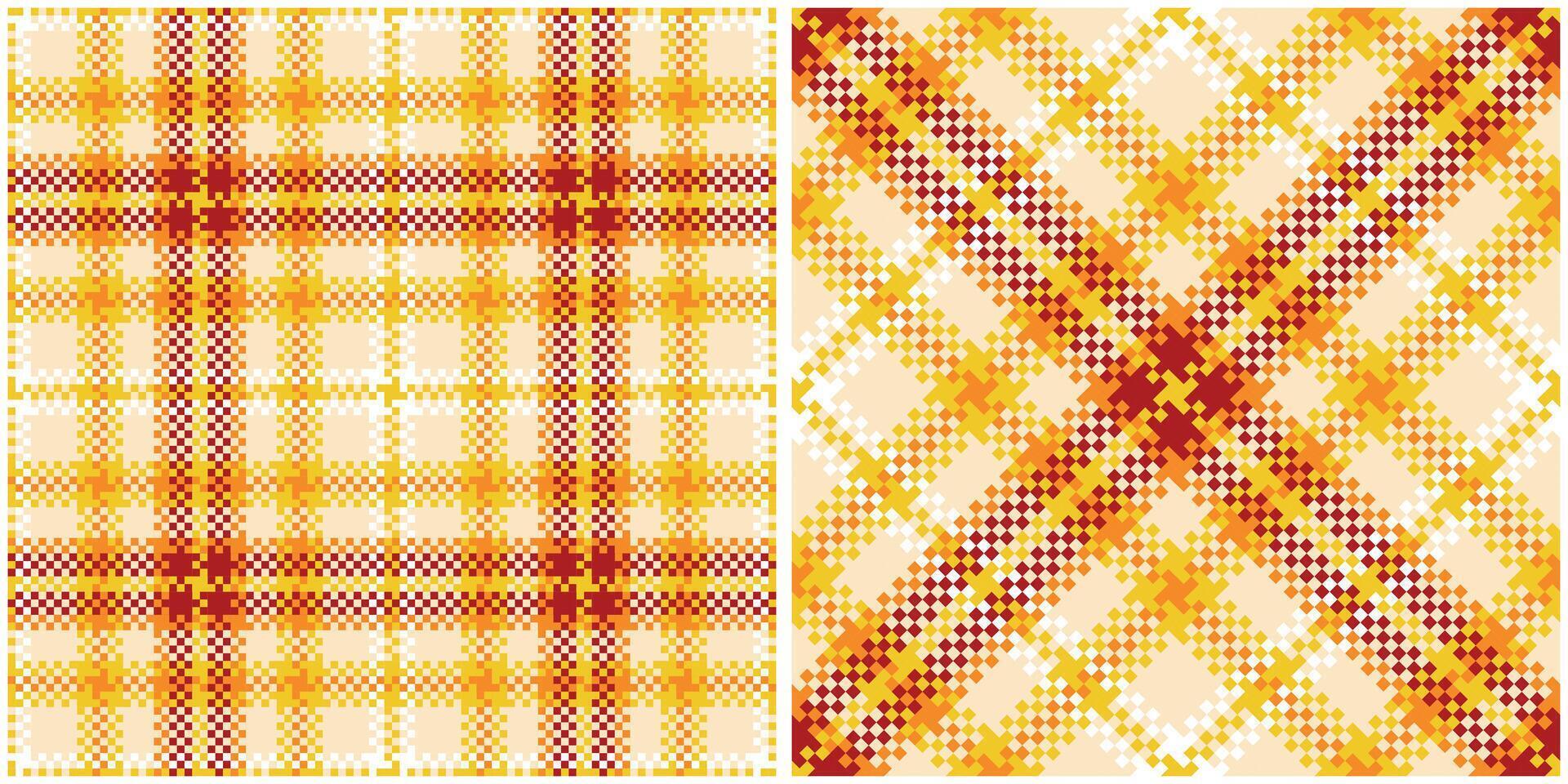 Tartan Pattern Seamless. Pastel Scottish Plaid, Template for Design Ornament. Seamless Fabric Texture. vector