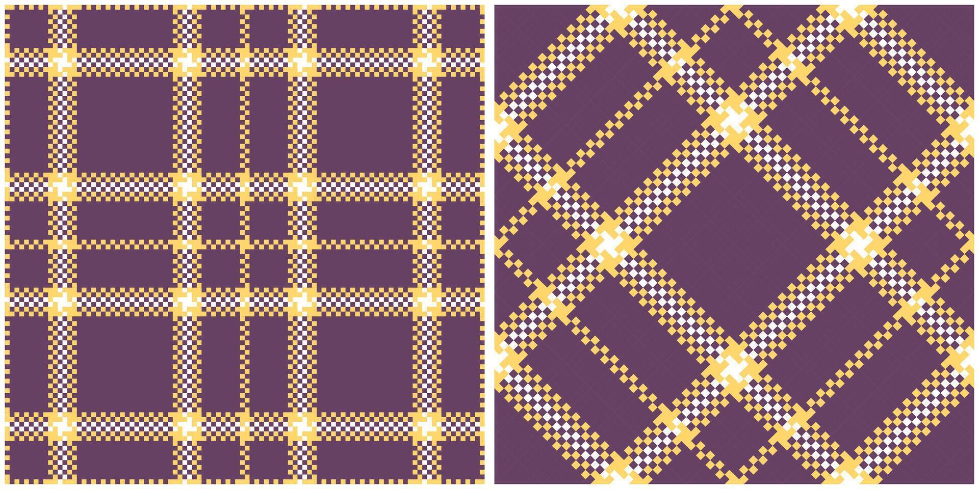 Plaids Pattern Seamless. Traditional Scottish Checkered Background. Traditional Scottish Woven Fabric. Lumberjack Shirt Flannel Textile. Pattern Tile Swatch Included. vector
