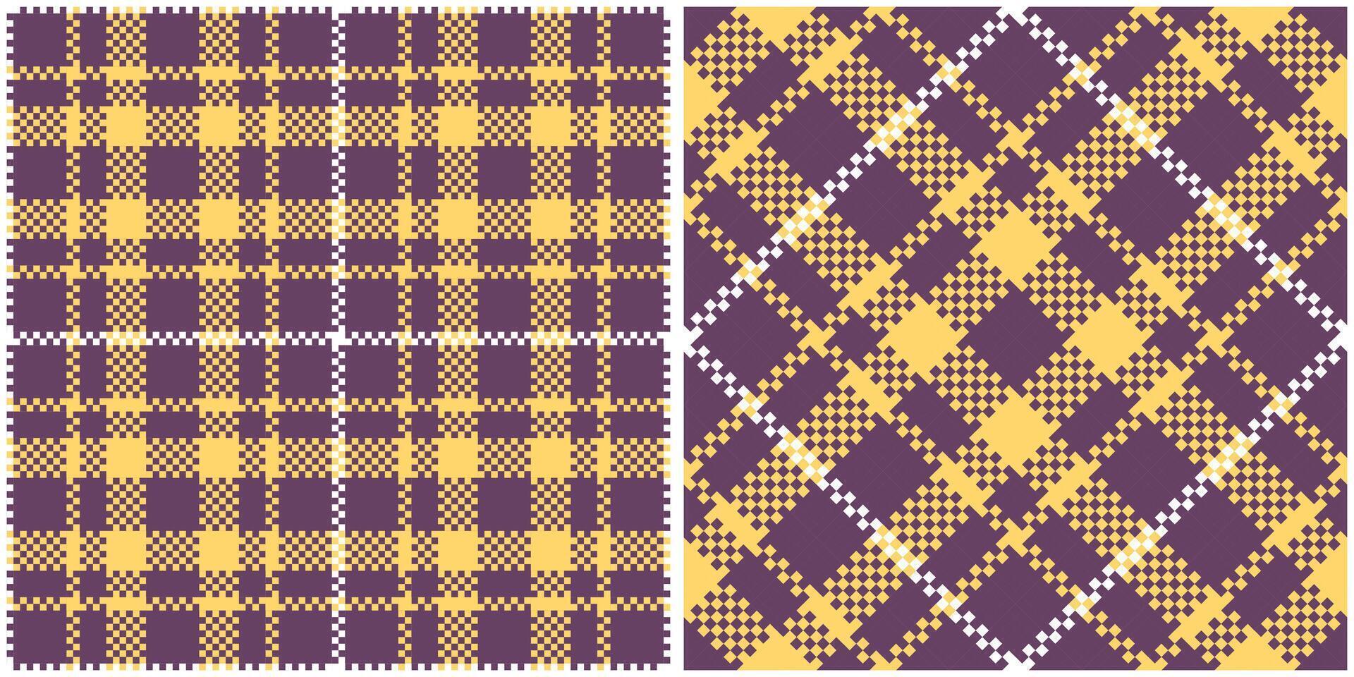 Plaids Pattern Seamless. Abstract Check Plaid Pattern Seamless. Tartan Illustration Set for Scarf, Blanket, Other Modern Spring Summer Autumn Winter Holiday Fabric Print. vector