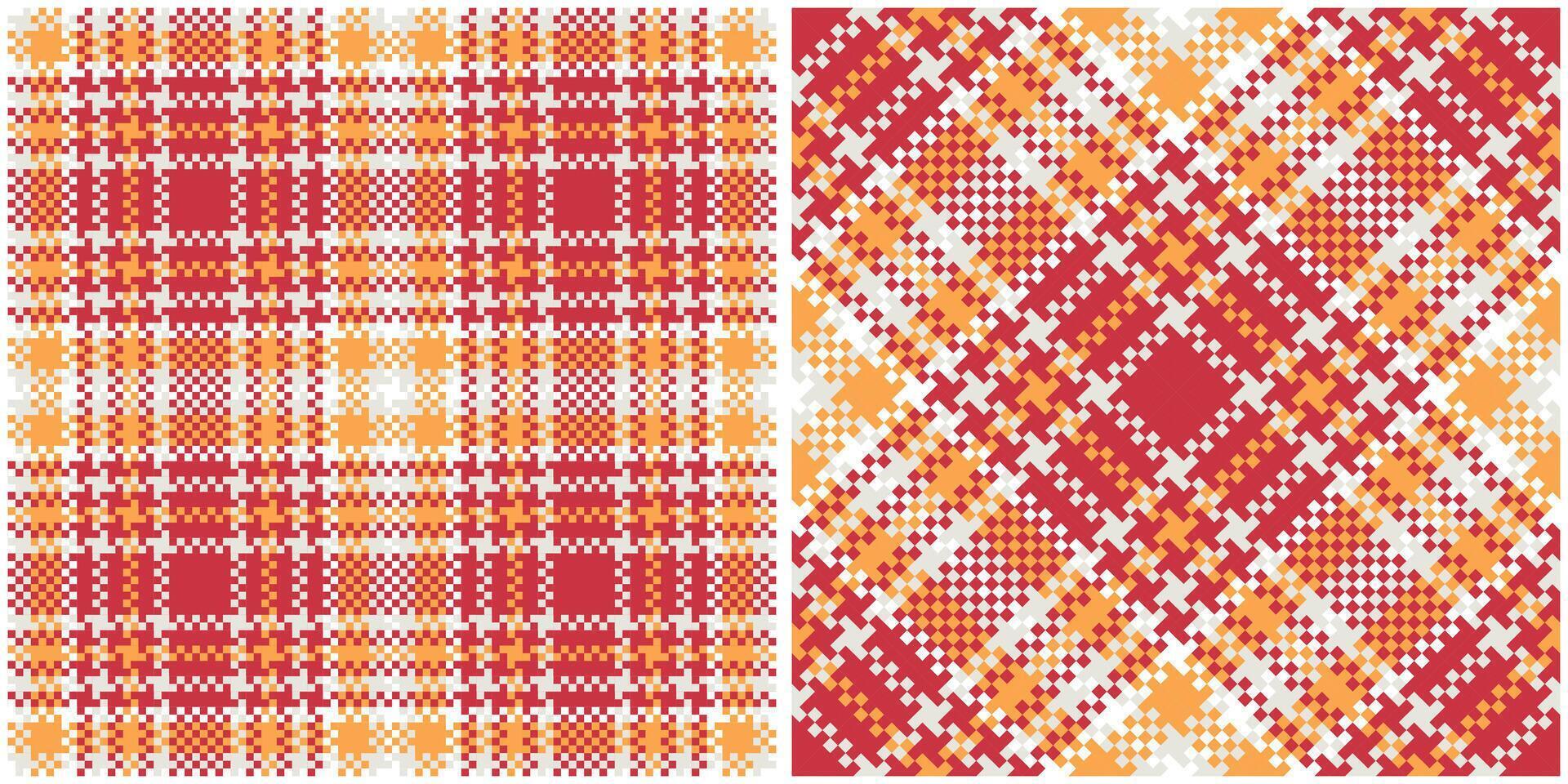 Classic Scottish Tartan Design. Checker Pattern. Template for Design Ornament. Seamless Fabric Texture. vector