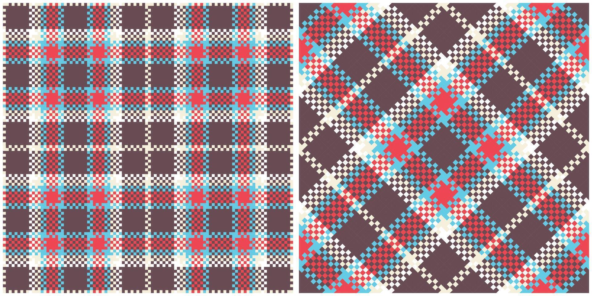Classic Scottish Tartan Design. Gingham Patterns. Template for Design Ornament. Seamless Fabric Texture. vector