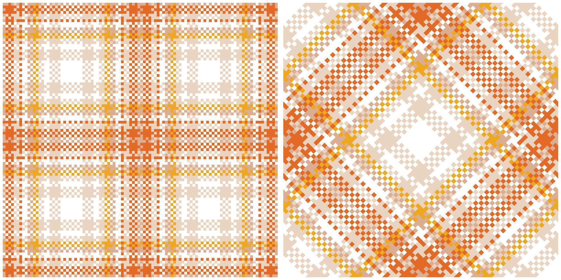 Classic Scottish Tartan Design. Abstract Check Plaid Pattern. Traditional Scottish Woven Fabric. Lumberjack Shirt Flannel Textile. Pattern Tile Swatch Included. vector