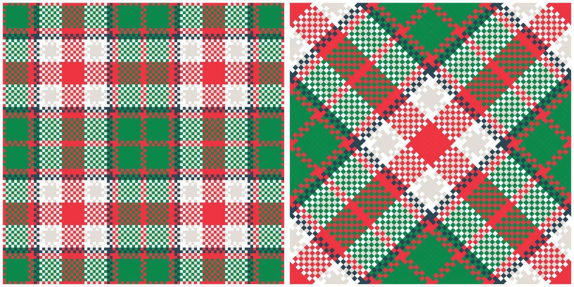 Tartan Plaid Seamless Pattern. Checker Pattern. Template for Design Ornament. Seamless Fabric Texture. Illustration vector