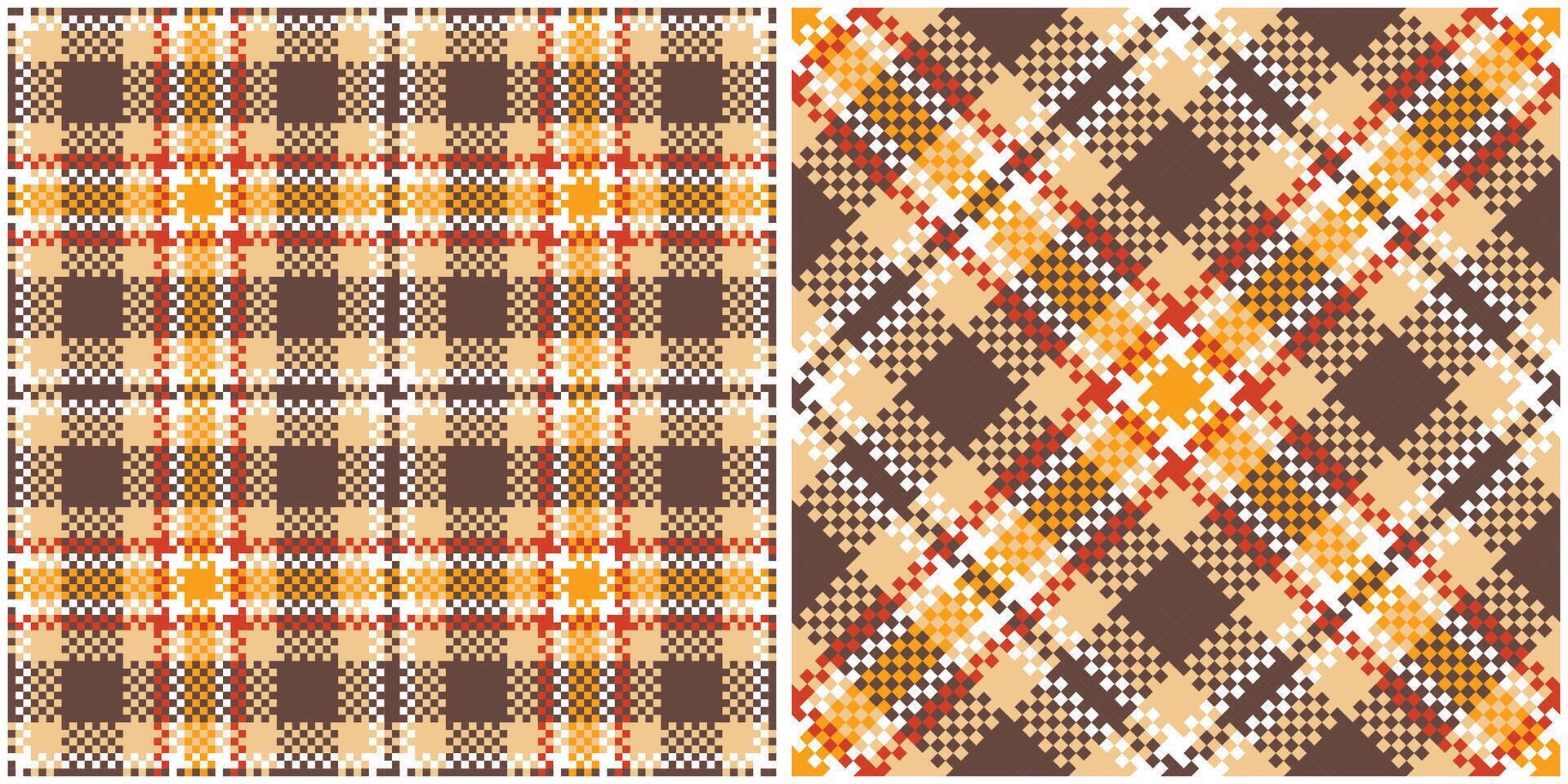 Tartan Plaid Pattern Seamless. Classic Plaid Tartan. Template for Design Ornament. Seamless Fabric Texture. Illustration vector