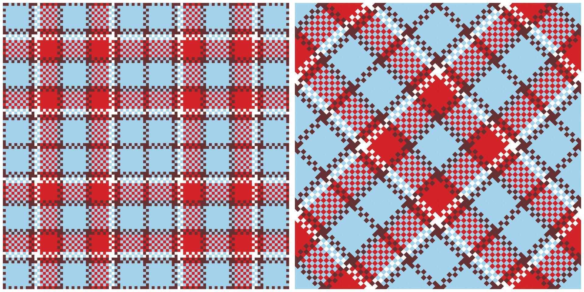 Tartan Plaid Pattern Seamless. Traditional Scottish Checkered Background. Traditional Scottish Woven Fabric. Lumberjack Shirt Flannel Textile. Pattern Tile Swatch Included. vector