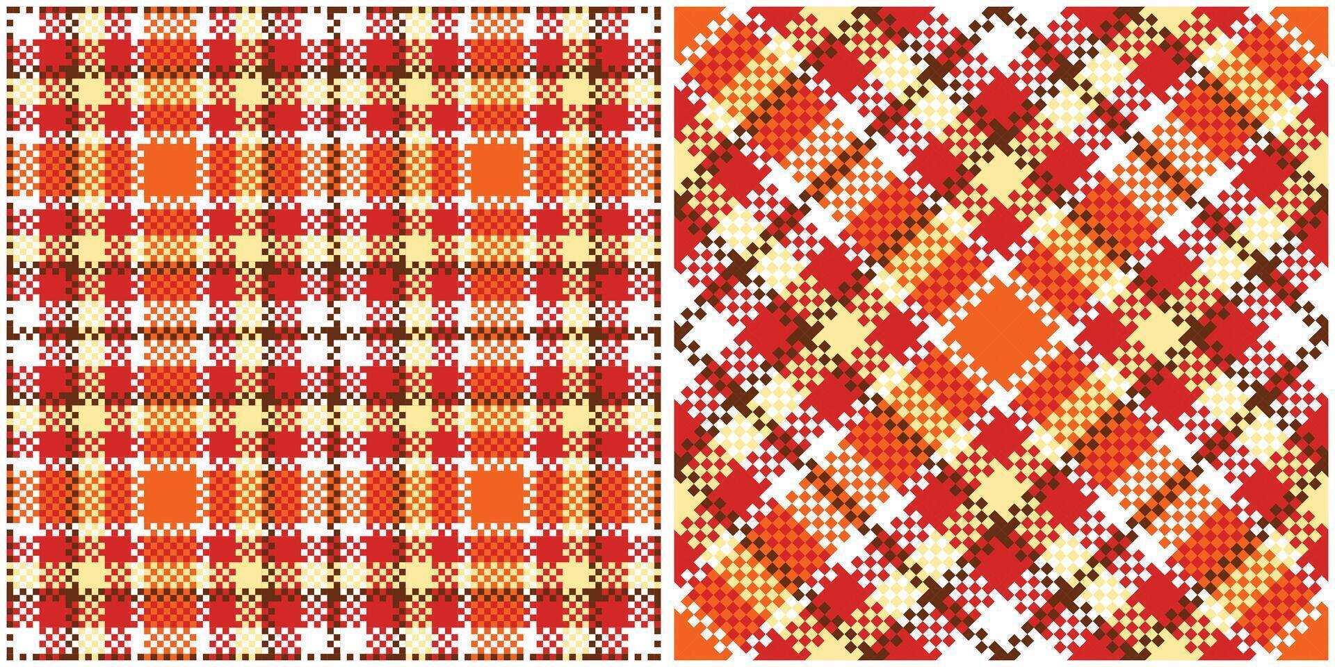 Tartan Plaid Pattern Seamless. Scottish Plaid, Template for Design Ornament. Seamless Fabric Texture. Illustration vector