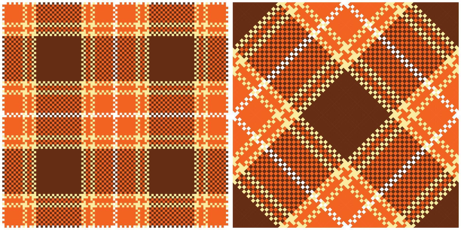 Tartan Plaid Pattern Seamless. Traditional Scottish Checkered Background. Template for Design Ornament. Seamless Fabric Texture. Illustration vector
