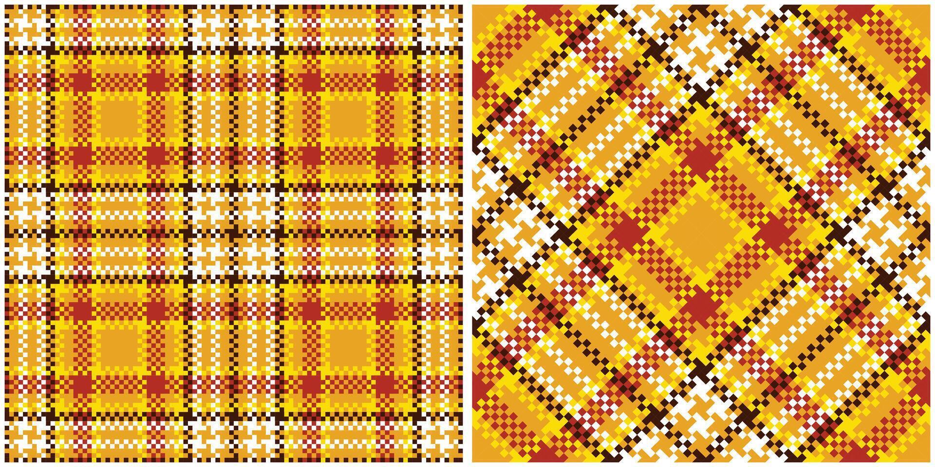 Scottish Tartan Plaid Seamless Pattern, Scottish Tartan Seamless Pattern. Traditional Scottish Woven Fabric. Lumberjack Shirt Flannel Textile. Pattern Tile Swatch Included. vector