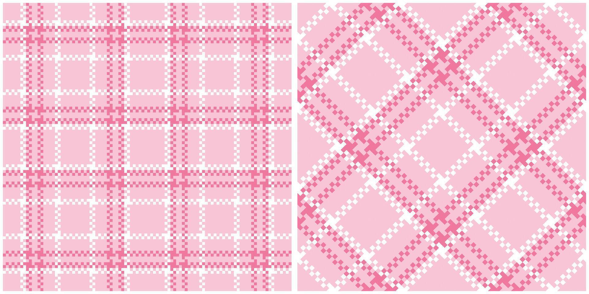 Tartan Pattern Seamless. Pastel Scottish Tartan Pattern Seamless. Tartan Illustration Set for Scarf, Blanket, Other Modern Spring Summer Autumn Winter Holiday Fabric Print. vector