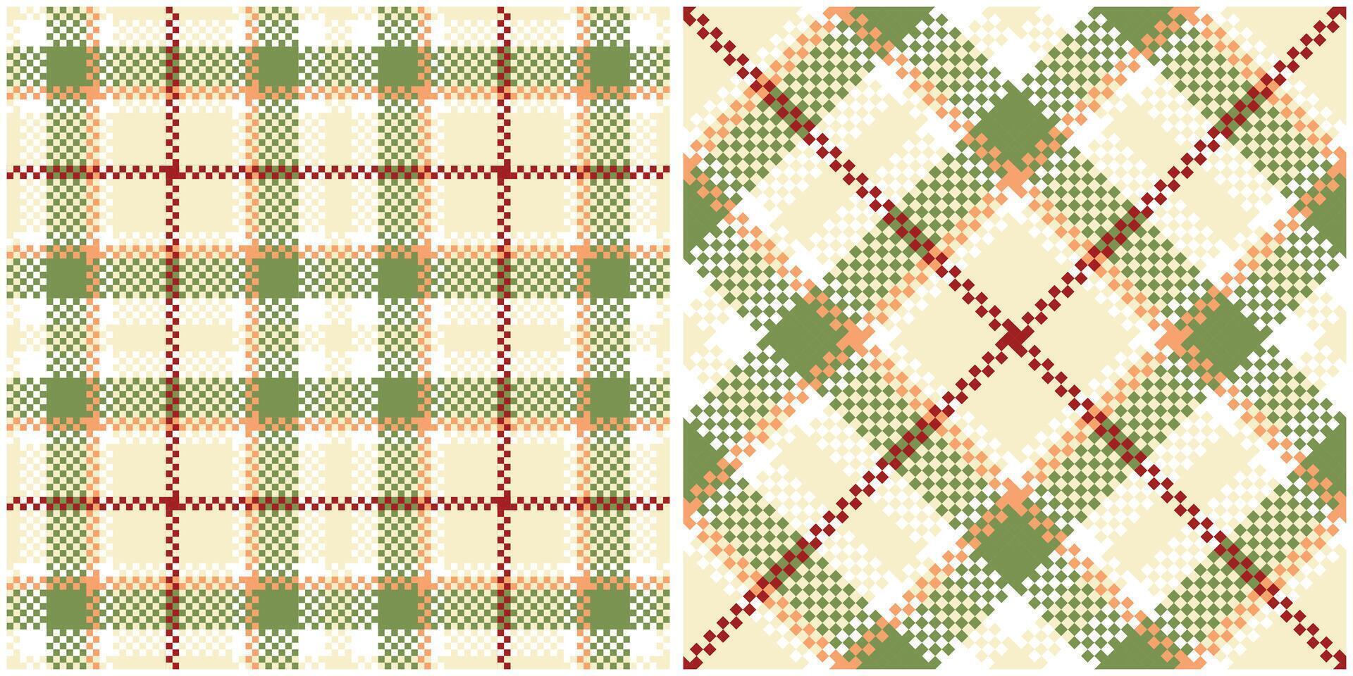 Plaids Pattern Seamless. Scottish Tartan Pattern Seamless Tartan Illustration Set for Scarf, Blanket, Other Modern Spring Summer Autumn Winter Holiday Fabric Print. vector