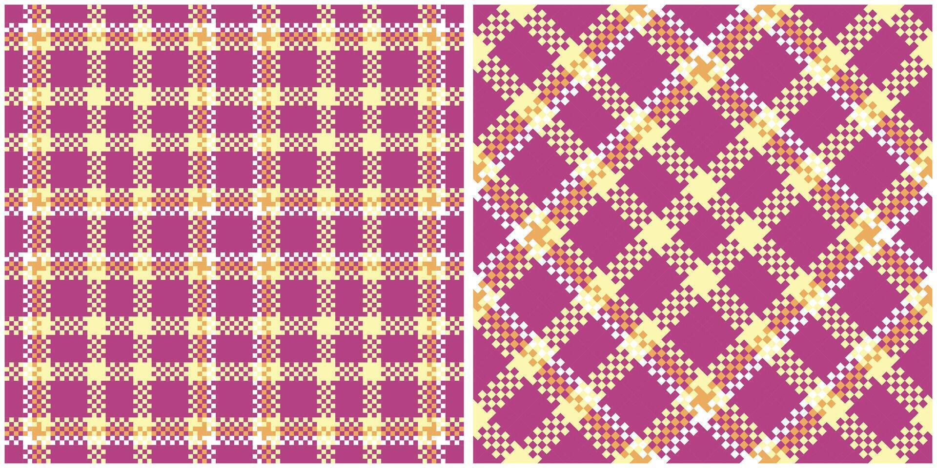 Plaid Pattern Seamless. Abstract Check Plaid Pattern Traditional Scottish Woven Fabric. Lumberjack Shirt Flannel Textile. Pattern Tile Swatch Included. vector